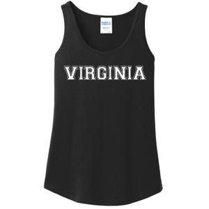 College University Style Virginia Ladies Essential Tank