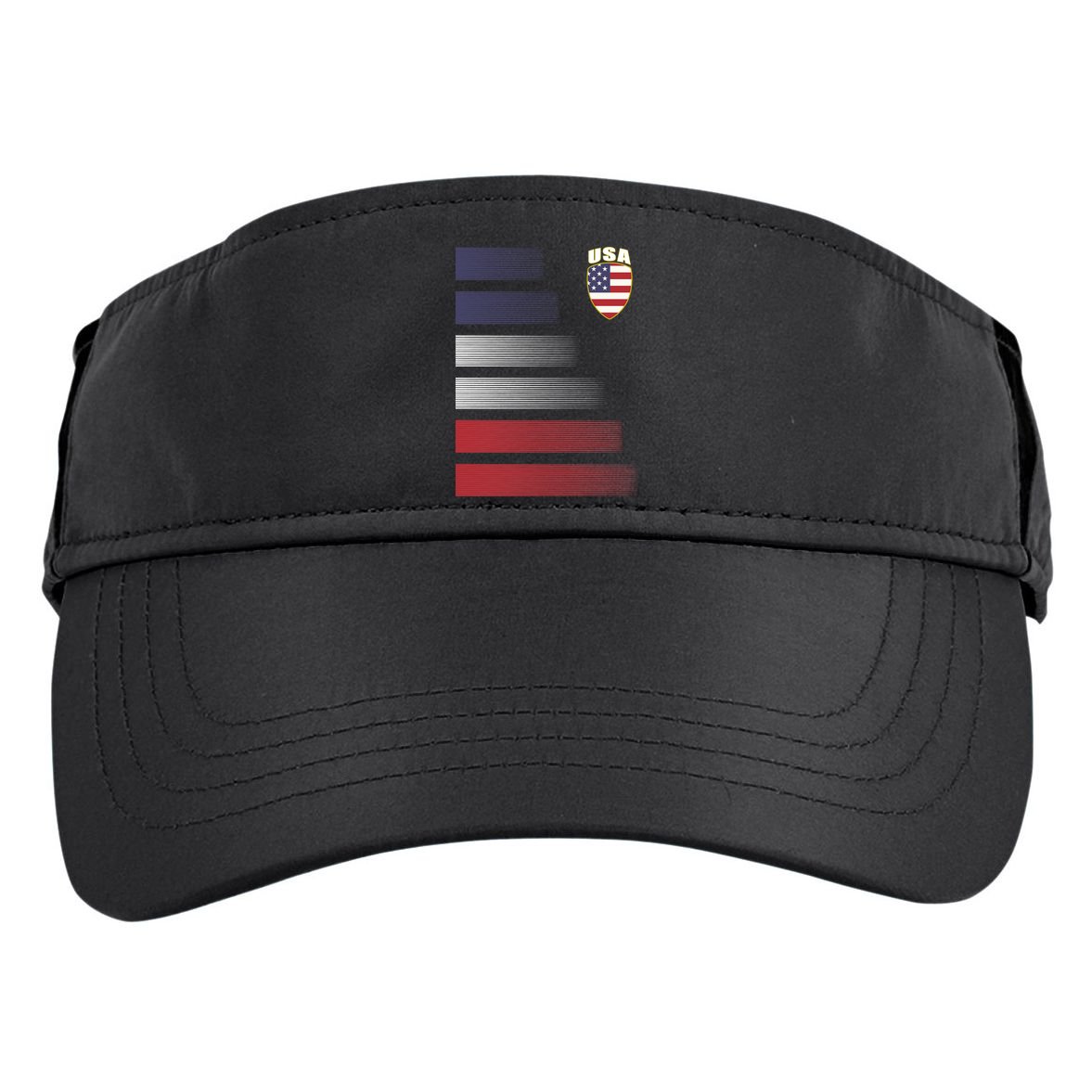 Cool USA Soccer Jersey Stripes Adult Drive Performance Visor