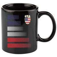 Cool USA Soccer Jersey Stripes 11oz C Handle Ceramic Mug