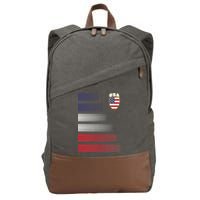 Cool USA Soccer Jersey Stripes Cotton Canvas Backpack