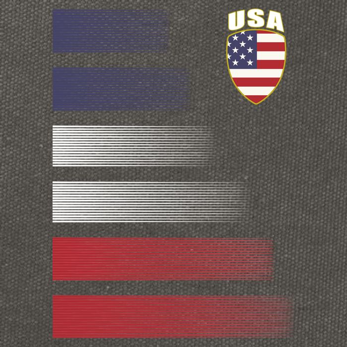 Cool USA Soccer Jersey Stripes Cotton Canvas Backpack