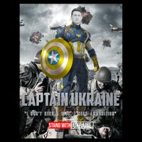 Captain Ukraine Stand With Zelenskyy I Dont Need A Ride Ammo Army Backpack