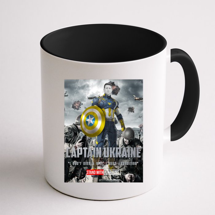 Captain Ukraine Stand With Zelenskyy I Dont Need A Ride Ammo Army Mug