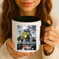 Captain Ukraine Stand With Zelenskyy I Dont Need A Ride Ammo Army Mug