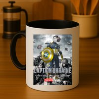 Captain Ukraine Stand With Zelenskyy I Dont Need A Ride Ammo Army Mug