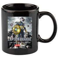 Captain Ukraine Stand With Zelenskyy I Dont Need A Ride Ammo Army 11oz C Handle Ceramic Mug