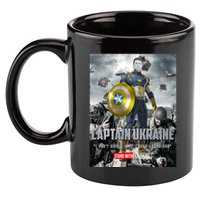 Captain Ukraine Stand With Zelenskyy I Dont Need A Ride Ammo Army 11oz C Handle Ceramic Mug