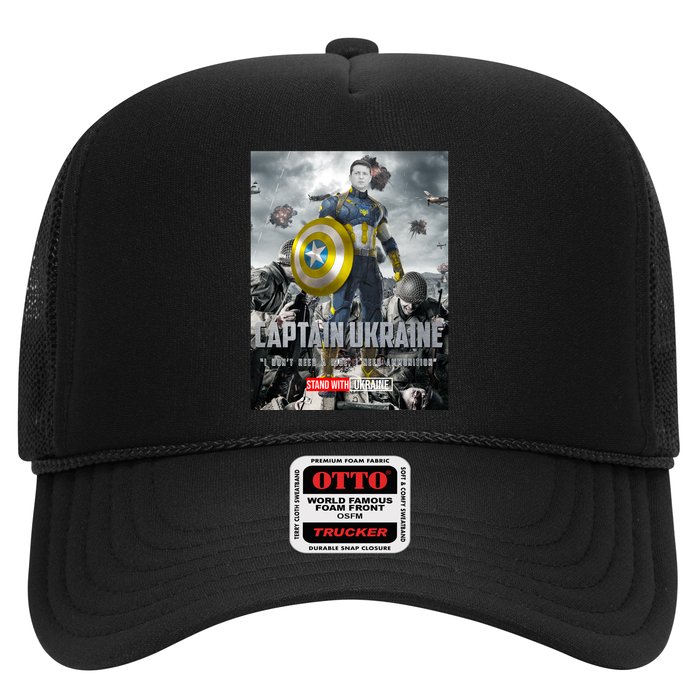 Captain Ukraine Stand With Zelenskyy I Dont Need A Ride Ammo Army Trucker Hat