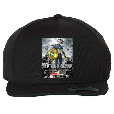 Captain Ukraine Stand With Zelenskyy I Dont Need A Ride Ammo Army Wool Snapback Cap