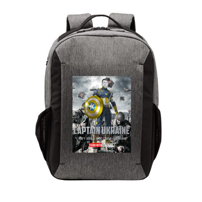 Captain Ukraine Stand With Zelenskyy I Dont Need A Ride Ammo Army Vector Backpack