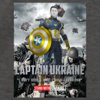 Captain Ukraine Stand With Zelenskyy I Dont Need A Ride Ammo Army Vector Backpack