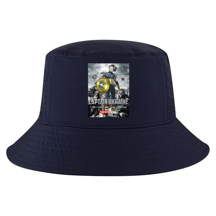 Captain Ukraine Stand With Zelenskyy I Dont Need A Ride Ammo Army Cool Comfort Performance Bucket Hat