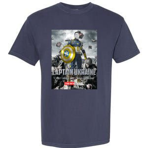 Captain Ukraine Stand With Zelenskyy I Dont Need A Ride Ammo Army Garment-Dyed Heavyweight T-Shirt