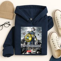 Captain Ukraine Stand With Zelenskyy I Dont Need A Ride Ammo Army Hoodie