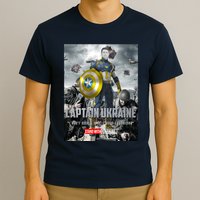 Captain Ukraine Stand With Zelenskyy I Dont Need A Ride Ammo Army T-Shirt