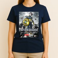 Captain Ukraine Stand With Zelenskyy I Dont Need A Ride Ammo Army T-Shirt