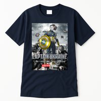Captain Ukraine Stand With Zelenskyy I Dont Need A Ride Ammo Army Tall T-Shirt