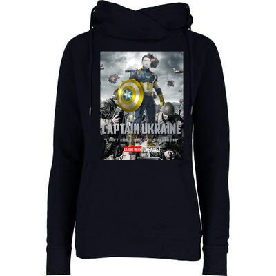 Captain Ukraine Stand With Zelenskyy I Dont Need A Ride Ammo Army Womens Funnel Neck Pullover Hood