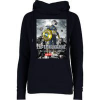 Captain Ukraine Stand With Zelenskyy I Dont Need A Ride Ammo Army Womens Funnel Neck Pullover Hood