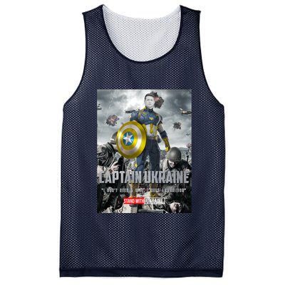 Captain Ukraine Stand With Zelenskyy I Dont Need A Ride Ammo Army Mesh Reversible Basketball Jersey Tank