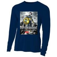Captain Ukraine Stand With Zelenskyy I Dont Need A Ride Ammo Army Cooling Performance Long Sleeve Crew