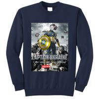 Captain Ukraine Stand With Zelenskyy I Dont Need A Ride Ammo Army Tall Sweatshirt