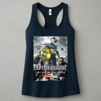 Captain Ukraine Stand With Zelenskyy I Dont Need A Ride Ammo Army Womens Tank Top