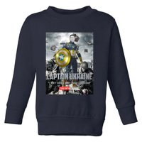 Captain Ukraine Stand With Zelenskyy I Dont Need A Ride Ammo Army Toddler Sweatshirt