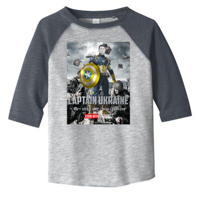 Captain Ukraine Stand With Zelenskyy I Dont Need A Ride Ammo Army Toddler Fine Jersey T-Shirt