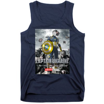 Captain Ukraine Stand With Zelenskyy I Dont Need A Ride Ammo Army Tank Top