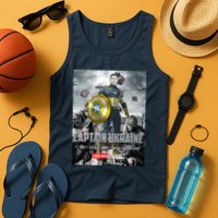 Captain Ukraine Stand With Zelenskyy I Dont Need A Ride Ammo Army Tank Top