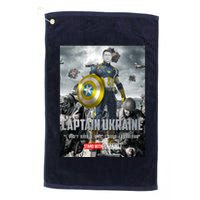 Captain Ukraine Stand With Zelenskyy I Dont Need A Ride Ammo Army Golf Towel