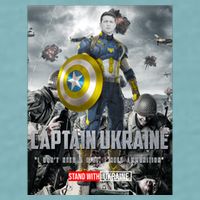 Captain Ukraine Stand With Zelenskyy I Dont Need A Ride Ammo Army Sueded Cloud Jersey T-Shirt