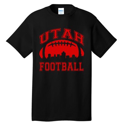 College University Style Utah Football Sports Gift Tall T-Shirt