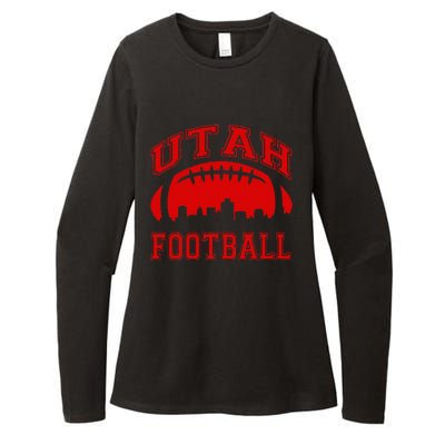 College University Style Utah Football Sports Gift Womens CVC Long Sleeve Shirt