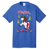 Christmas Unicorn Sweater Merrycorn Unicorn Lovers Xmas Gift Cool Gift Tall T-Shirt