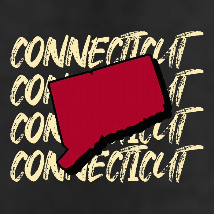 Connecticut Usa State American State Ct Conn Is Home 7 Panel Mesh Trucker Snapback Hat