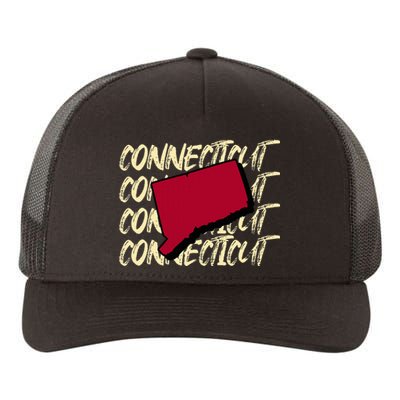 Connecticut Usa State American State Ct Conn Is Home Yupoong Adult 5-Panel Trucker Hat