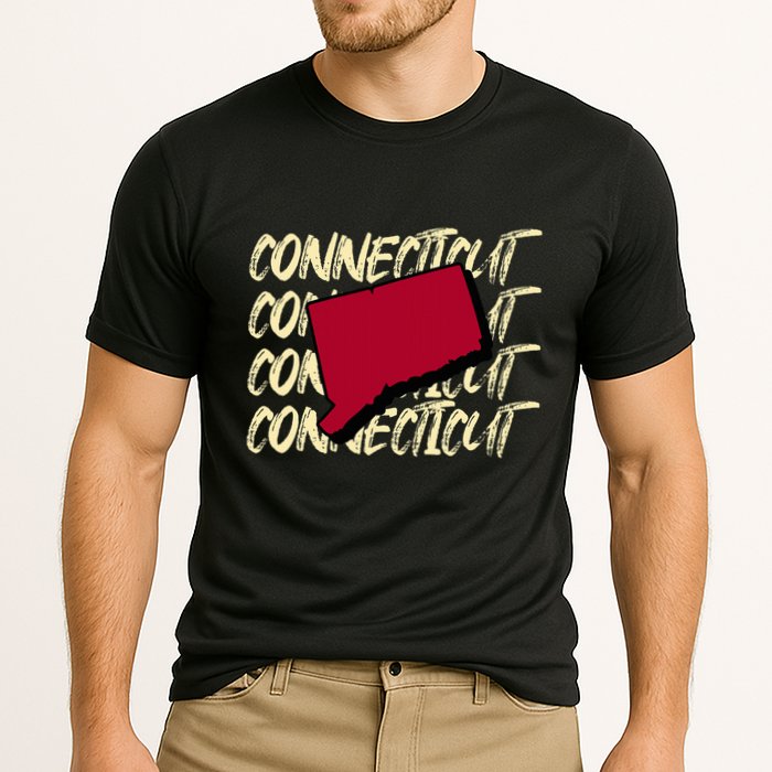 Connecticut Usa State American State Ct Conn Is Home Cooling Performance Crew T-Shirt