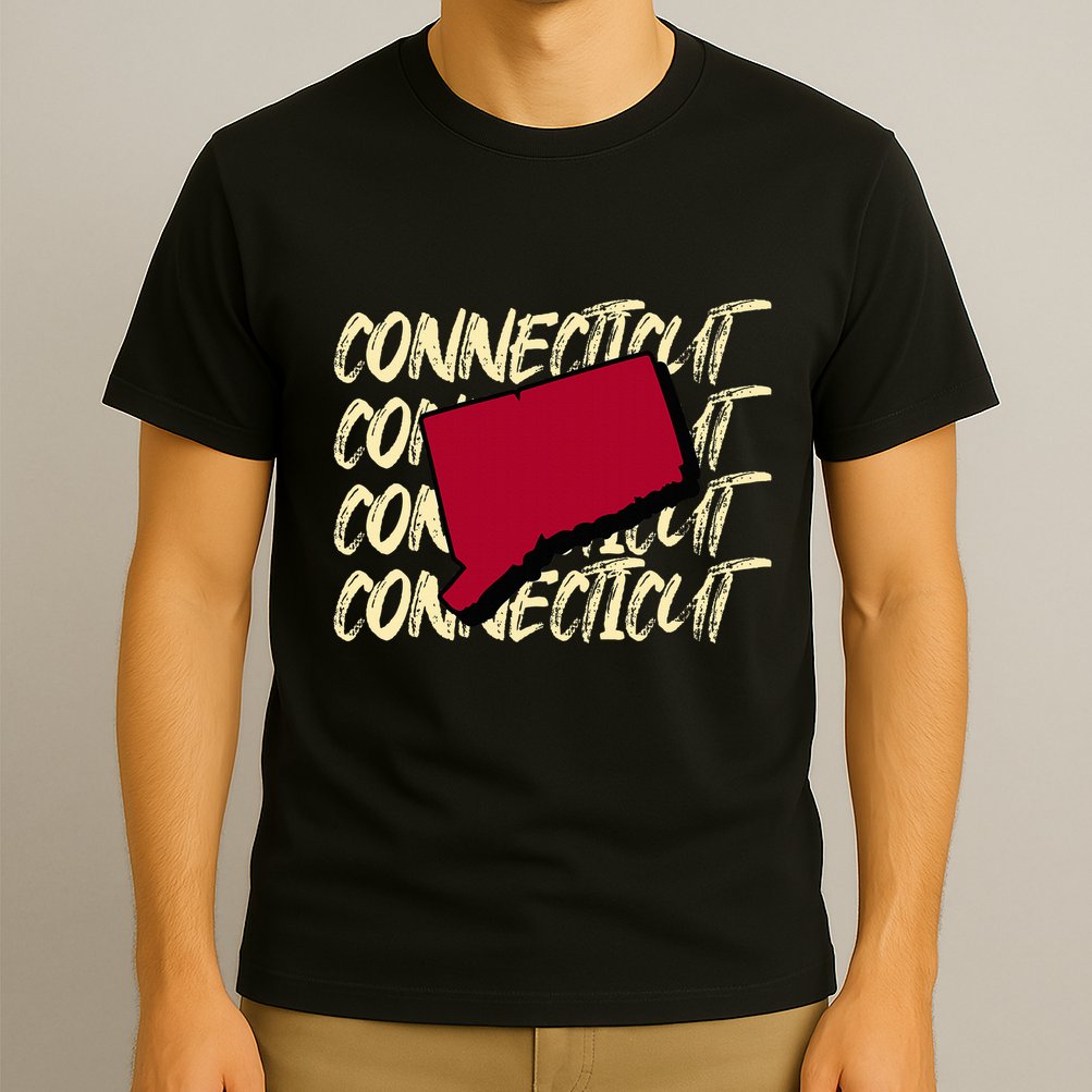 Connecticut Usa State American State Ct Conn Is Home T-Shirt