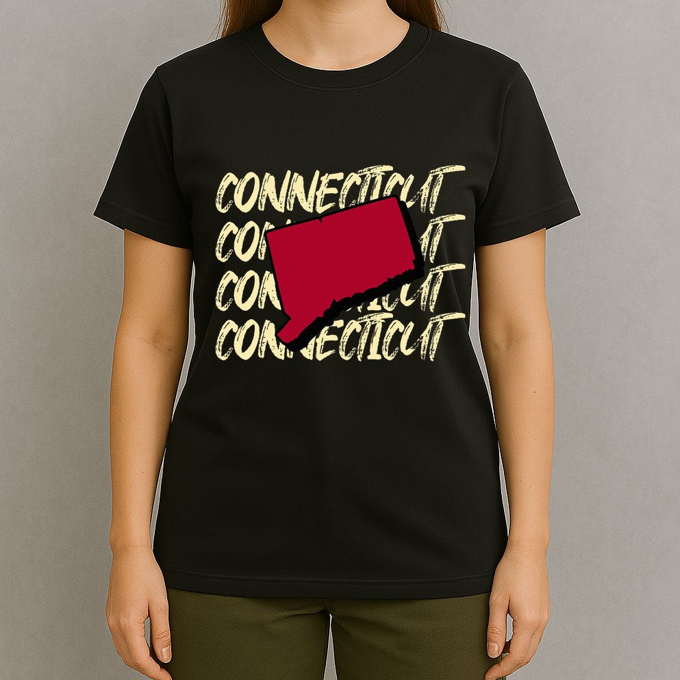 Connecticut Usa State American State Ct Conn Is Home T-Shirt