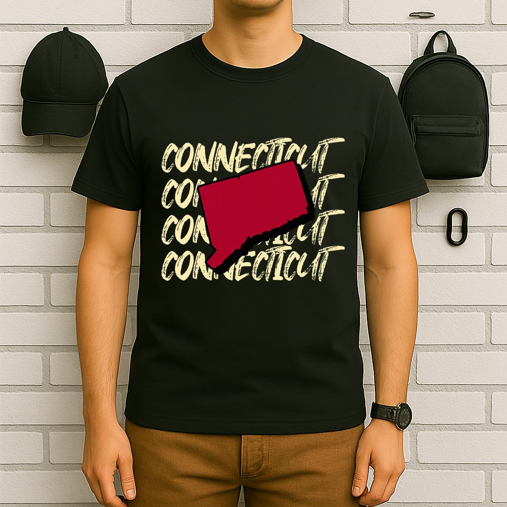 Connecticut Usa State American State Ct Conn Is Home T-Shirt