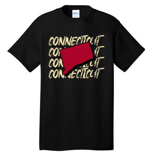 Connecticut Usa State American State Ct Conn Is Home Tall T-Shirt