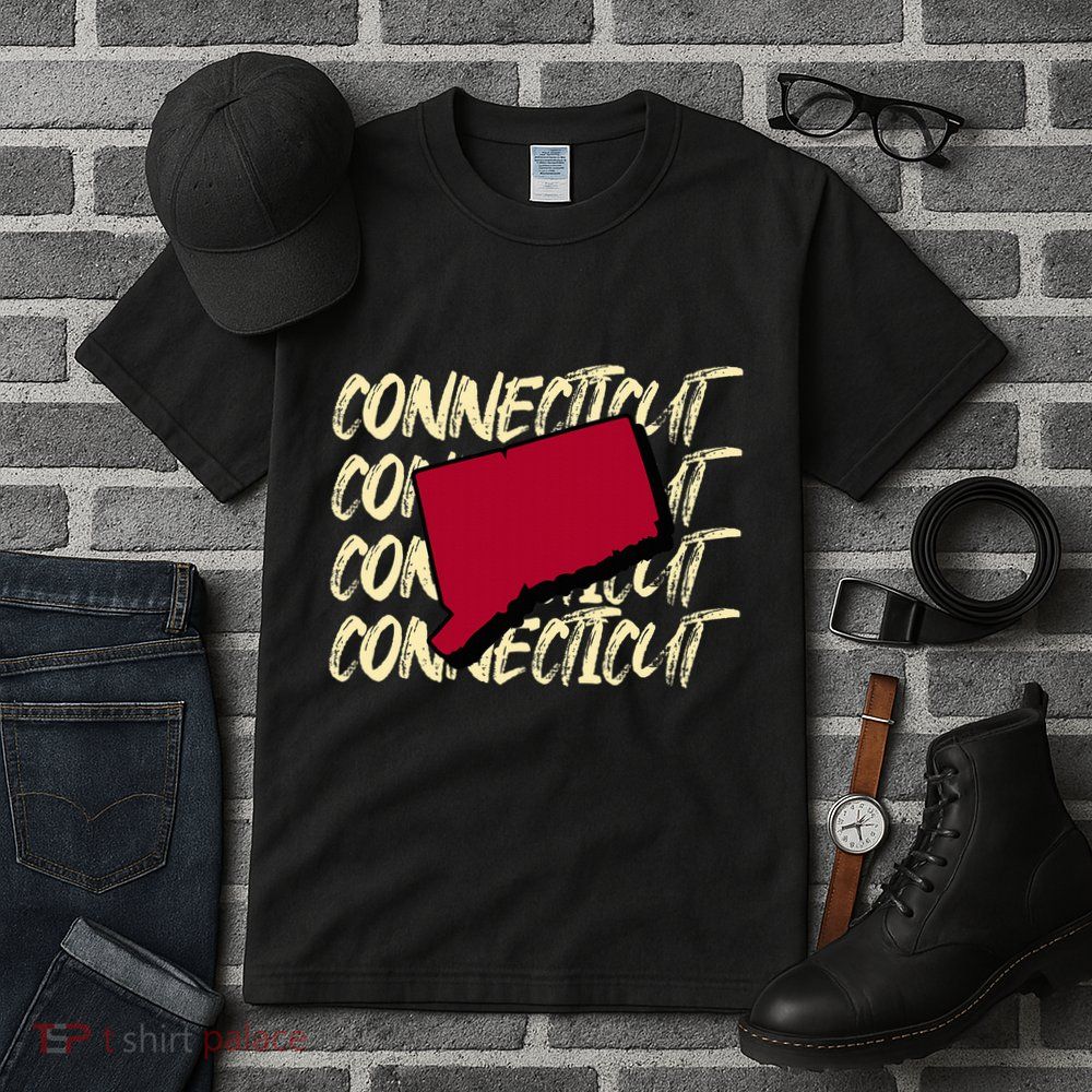 Connecticut Usa State American State Ct Conn Is Home Tall T-Shirt