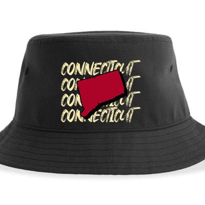 Connecticut Usa State American State Ct Conn Is Home Sustainable Bucket Hat