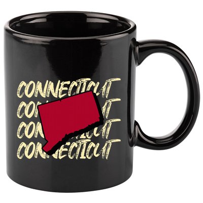 Connecticut Usa State American State Ct Conn Is Home 11oz C Handle Ceramic Mug