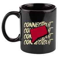 Connecticut Usa State American State Ct Conn Is Home 11oz C Handle Ceramic Mug