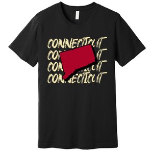 Connecticut Usa State American State Ct Conn Is Home Premium T-Shirt