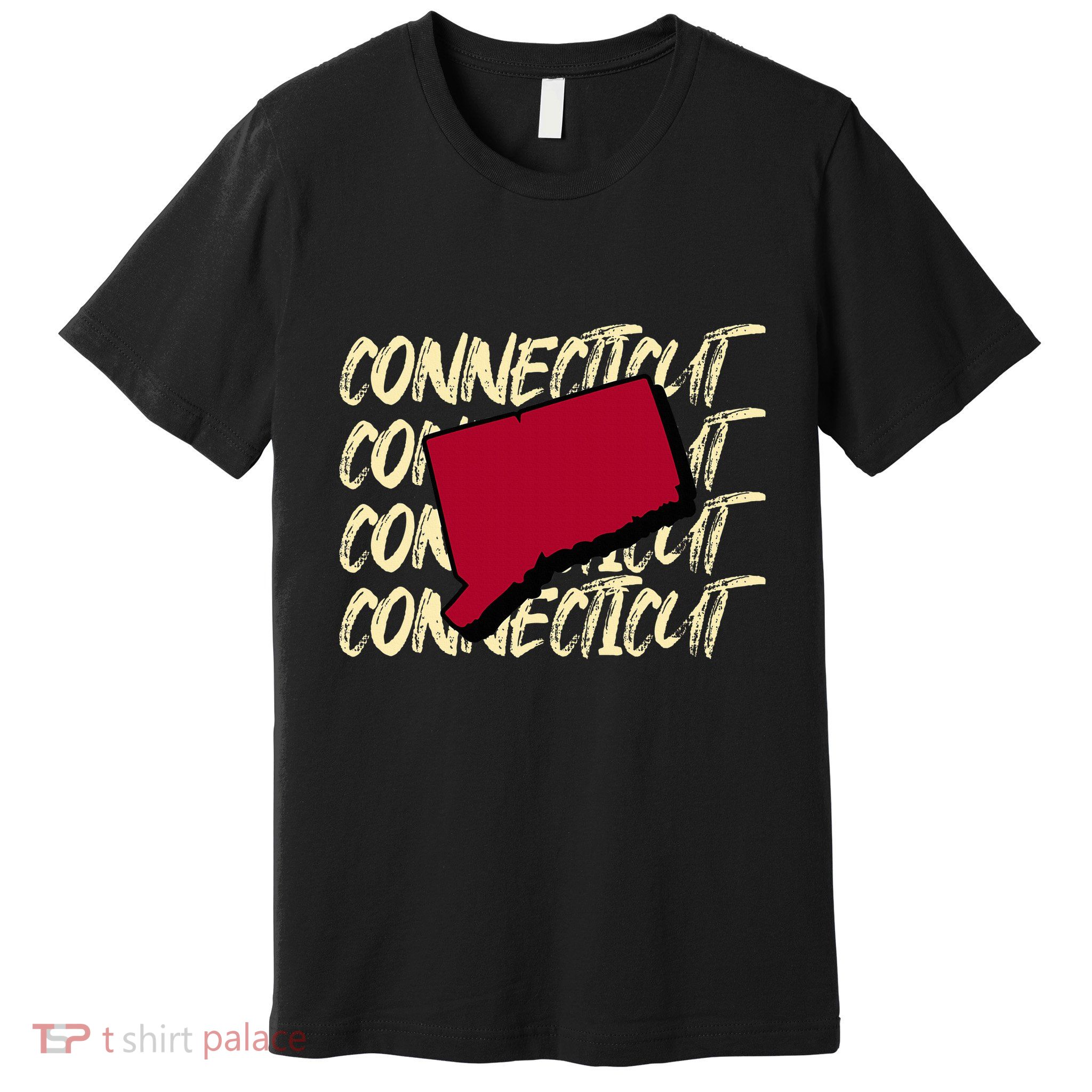 Connecticut Usa State American State Ct Conn Is Home Premium T-Shirt