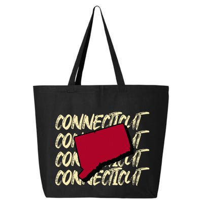 Connecticut Usa State American State Ct Conn Is Home 25L Jumbo Tote